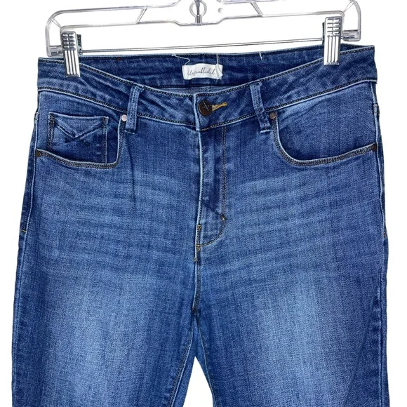 Unpublished Women’s Medium Wash High Rise Flare Jeans Size 30 - Picture 2 of 8